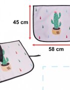 Ikonka Parasolar auto cu prindere magnetica Cactus dimensiune 59 cm x 45 cm
