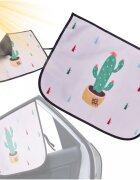 Ikonka Parasolar auto cu prindere magnetica Cactus dimensiune 59 cm x 45 cm