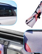 Ikonka Parasolar auto cu prindere magnetica Deer dimensiune 59 cm x 45 cm