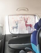 Ikonka Parasolar auto cu prindere magnetica Deer dimensiune 59 cm x 45 cm