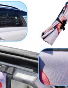 Ikonka Parasolar auto cu prindere magnetica Deer dimensiune 59 cm x 45 cm