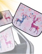 Ikonka Parasolar auto cu prindere magnetica Deer dimensiune 59 cm x 45 cm