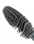 Ikonka Perie din silicon pentru curatare biberoane Grey 28 cm