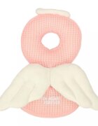 Ikonka Pernuta de protectie spate si cap pentru copii in forma de rucsacel cu bretele reglabile dimensiune 31 x 19 x 8 cm model Pink Angel