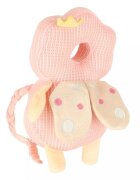 Ikonka Pernuta de protectie spate si cap pentru copii in forma de rucsacel cu bretele reglabile dimensiune 31 x 21 x 8 cm model Pink Fairy