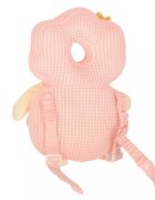 Ikonka Pernuta de protectie spate si cap pentru copii in forma de rucsacel cu bretele reglabile dimensiune 31 x 21 x 8 cm model Pink Fairy
