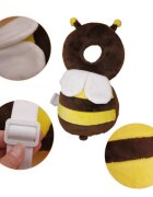 Ikonka Pernuta protectie spate si cap pentru copii in forma de rucsacel cu bretele reglabile dimensiune 25 x 15cm Albinuta