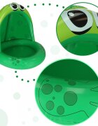 Ikonka Piscina gonflabila cu umbrar 101 cm Broscuta Verde