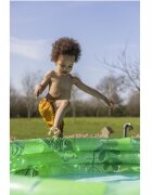 Ikonka Piscina gonflabila pentru copii cu 3 inele 150 cm Leaves