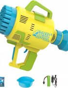Ikonka Pistol pentru baloane de sapun Bubble Maker galben