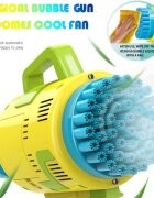 Ikonka Pistol pentru baloane de sapun Bubble Maker galben