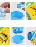 Ikonka Pistol pentru baloane de sapun Bubble Maker galben