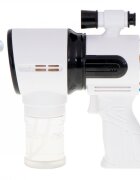 Ikonka Pistol telescopic pentru baloane de sapun cu 2 rezerve de lichid White