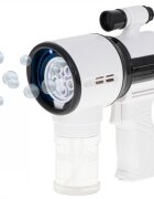 Ikonka Pistol telescopic pentru baloane de sapun cu 2 rezerve de lichid White
