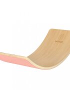 Ikonka Placa de echilibru din lemn pentru copii Lulilo Bej cu pasla Pink