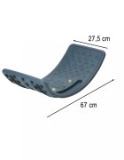 Ikonka Placa de echilibru pentru copii blue cu 2 bilute incluse dimensiune 67 x 29 cm