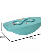 Ikonka Placa de echilibru pentru copii cu labirint si bile turquoise dimesniune 59.5 x 26 x 14 cm