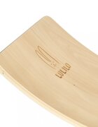 Ikonka Placa de echilibru pentru copii Grey placaj din lemn de tei si pasla dimensiune 82 x 30 x 2 cm