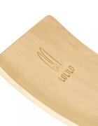 Ikonka Placa de echilibru pentru copii Lulilo bej realizata din lemn dimensiune 82 x 30 x 2 cm
