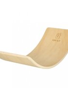 Ikonka Placa de echilibru pentru copii Lulilo bej realizata din lemn dimensiune 82 x 30 x 2 cm
