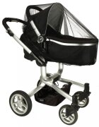 Ikonka Plasa anti-tantari pentru carucior copii elastica din poliester flexibil dimensiune universala 140 cm Black