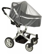 Ikonka Plasa anti-tantari pentru carucior copii elastica din poliester flexibil dimensiune universala 140 cm Grey