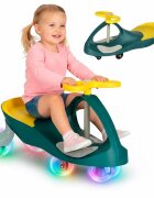 Ikonka Plasmacar gravitational cu LED-uri luminoase YellowGreen inaltime de la sol pana la sezut 21 cm greutate maxima admisa 50 kg