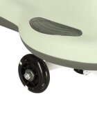 Ikonka PlasmaCar Swing FIX S1 cu LED cu maner Gri constructie solida scaun confortabil Roti cu lumini greutate sustinuta 65 kg