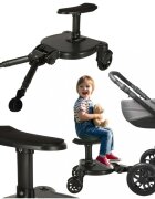 Ikonka Platforma carucior pentru al doilea copil black capacitatea maxima 25 kg
