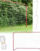 Ikonka Poarta fotbal pentru copii constructie robusta din otel galvanizat dimensiune 183 x 122 x 61 cm