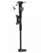 Ikonka Pompa de bicicleta cu manometru 32cm Negru