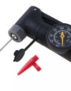 Ikonka Pompa de bicicleta cu manometru 32cm Negru