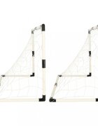 Ikonka Porti de fotbal 2in1 pentru copii cu mingi si pompa inclusa design compact montare intuitiva dimensiune 95 x 48 x 70 cm