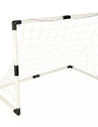 Ikonka Porti de fotbal 2in1 pentru copii cu mingi si pompa inclusa design compact montare intuitiva dimensiune 95 x 48 x 70 cm