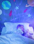 Ikonka Proiector decorativ Astronaut Star cu cap rotativ 360 grade si telecomanda white