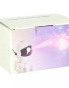 Ikonka Proiector decorativ Astronaut Star cu cap rotativ 360 grade si telecomanda white