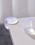 Ikonka Protectie pentru colt mobilier din Silicon 3x3 cm Transparent