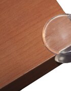 Ikonka Protectie pentru colt mobilier din Silicon 3x3 cm Transparent
