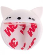 Ikonka Protectie pentru colturi din silicon White Cat