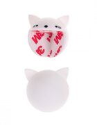 Ikonka Protectie pentru colturi din silicon White Cat