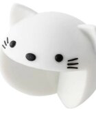 Ikonka Protectie pentru colturi din silicon White Cat