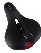 Ikonka Sa pentru bicicleta in forma ergonomica Black design ergonomic si anatomic echipata cu lampa LED 5 diode