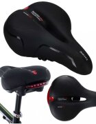 Ikonka Sa pentru bicicleta in forma ergonomica Black design ergonomic si anatomic echipata cu lampa LED 5 diode