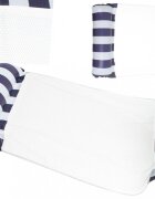 Ikonka Saltea gonflabila de plaja 120x70cm Blue Stripes