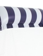Ikonka Saltea gonflabila de plaja 120x70cm Blue Stripes