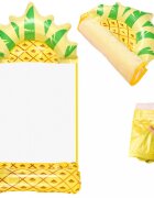 Ikonka Saltea gonflabila tip hamac pentru plaja si piscina dimensiune 135 x 72 cm model Ananas