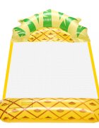 Ikonka Saltea gonflabila tip hamac pentru plaja si piscina dimensiune 135 x 72 cm model Ananas