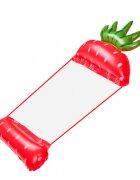 Ikonka Saltea gonflabila tip hamac pentru plaja si piscina dimensiune 150 x 70 cm model Capsunica