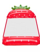 Ikonka Saltea gonflabila tip hamac pentru plaja si piscina dimensiune 150 x 70 cm model Capsunica
