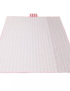Ikonka Saltea impermeabila de plaja sau picnic 200 x 200 cm Pink Strips